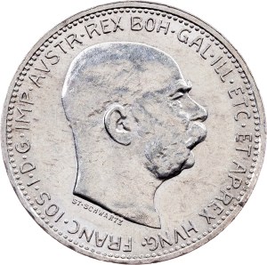 Franz Joseph I., 1 Krone 1914, Vienna