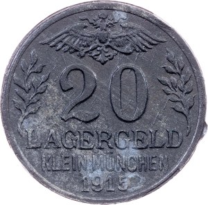 Franz Joseph I., 20 Heller 1915