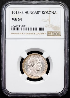 Franz Joseph I., 1 Korona 1915, KB, Kremnitz