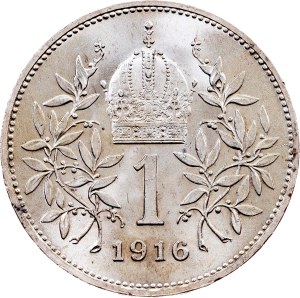 Franz Joseph I., 1 Krone 1916, Vienna