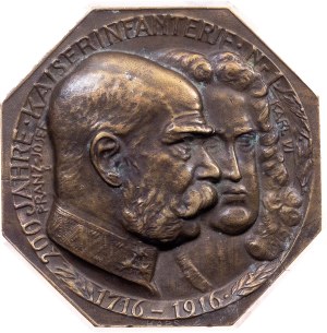 Franz Joseph I., Medal 1716-1916