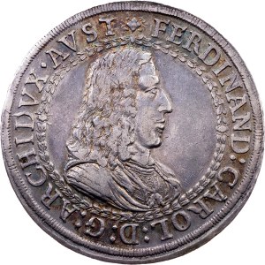 Archduke Ferdinand Charles, 2 Thaler ND (1632-1662), Hall