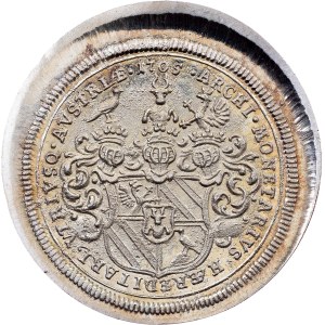 Franz Ignaz, Dukat 1705 (1979), Silver, Restrike from original Dies