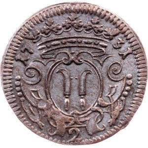 Karl Ludwig Dietrichstein, 1/2 Kreuzer 1731, Vienna