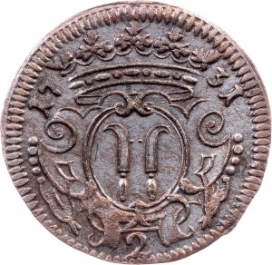Karl Ludwig Dietrichstein, 1/2 Kreuzer 1731, Vienna