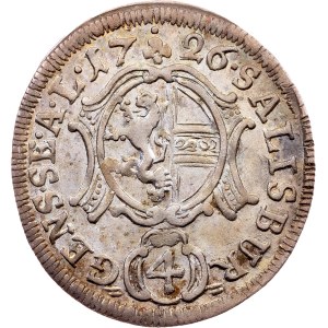 Franz Anton von Harrach, 4 Kreuzer 1726, Salzburg