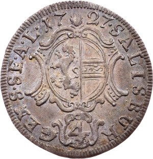 Franz Anton von Harrach, 4 Kreuzer 1727, Salzburg