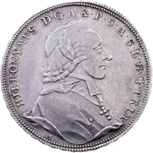 Hieronymus von Colloredo, 1/2 Thaler 1782, Salzburg