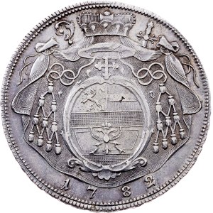 Hieronymus von Colloredo, 1/2 Thaler 1782, Salzburg
