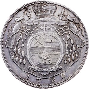 Hieronymus von Colloredo, 1/2 Thaler 1782, Salzburg