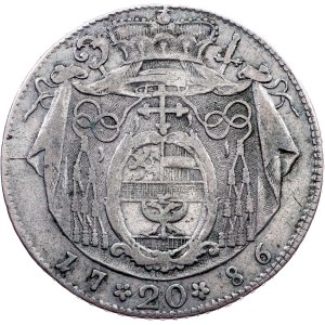 Hieronymus von Colloredo, 20 Kreuzer 1786, Salzburg