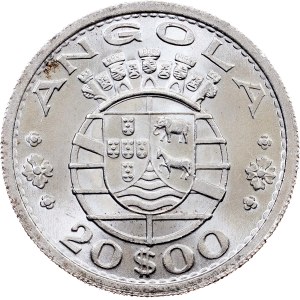 Angola, 20 Escudos 1955
