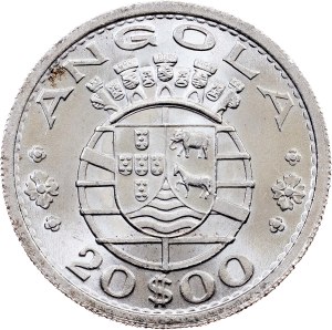 Angola, 20 Escudos 1955