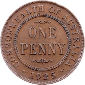 Australia, 1 Penny 1925, Melbourne