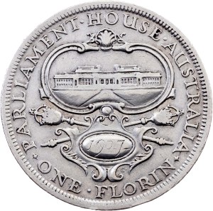 Australia, 1 Florin 1927, Melbourne