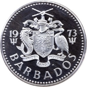 Barbados, 10 Dollars 1973, Wawa