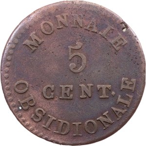 Belgium, 5 Centimes 1814, Naval arsenal, Antwerp