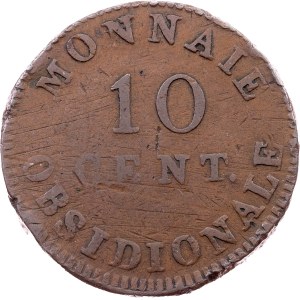 Belgium, 10 Centimes 1814, R - Wolschot, Antwerp