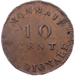 Belgium, 10 Centimes 1814, Wolschot, Antwerp