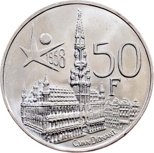 Belgium, 50 Francs 1958, Brussels