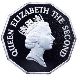 Belize, 1 Dollar (Piedfort) 1990, Llantrisant