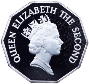 Belize, 1 Dollar (Piedfort) 1990, Llantrisant