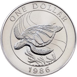 Bermuda, 1 Dollar 1986
