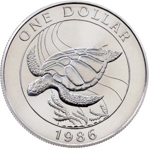 Bermuda, 1 Dollar 1986