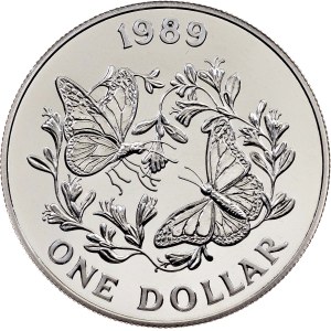 Bermuda, 1 Dollar 1989