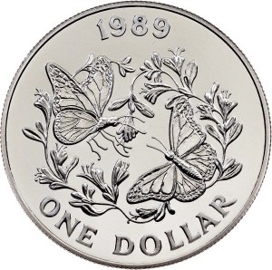 Bermuda, 1 Dollar 1989