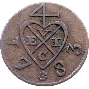 British East Indies, 2 Keping 1783