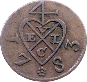 British East Indies, 2 Keping 1783