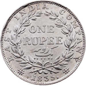British India, 1 Rupee 1835