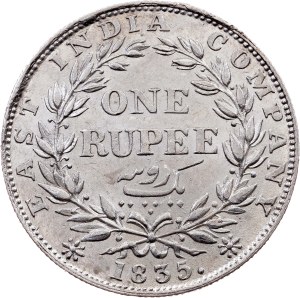 British India, 1 Rupee 1835