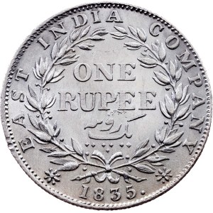 British India, 1 Rupee 1835