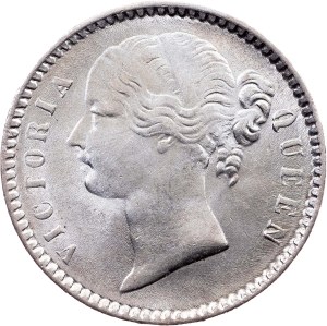 British India, 1/4 Rupee 1840