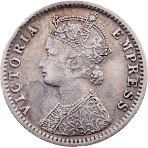 British India, 1/4 Rupee 1887, Bombay