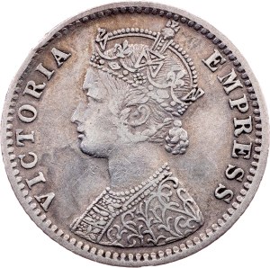 British India, 1/4 Rupee 1887, Bombay