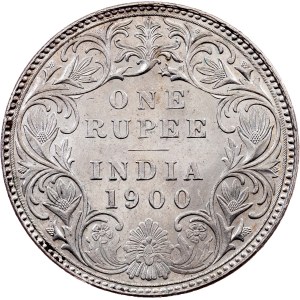 British India, 1 Rupee 1900, Bombay