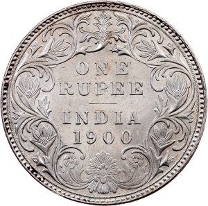British India, 1 Rupee 1900, Bombay