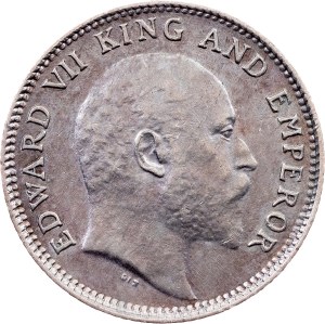 British India, 1/4 Rupee 1904, Calcutta