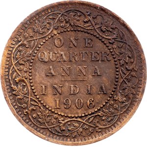 British India, 1/4 Anna 1906, Calcutta
