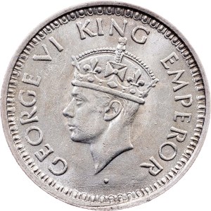 British India, 1/4 Rupee 1945, Bombay