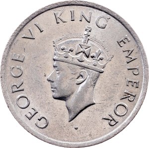 British India, 1/2 Rupee 1946, Bombay