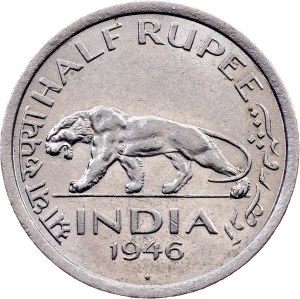 British India, 1/2 Rupee 1946, Bombay