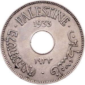 British Palestine, 10 Mils 1933, London