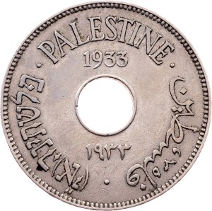 British Palestine, 10 Mils 1933, London