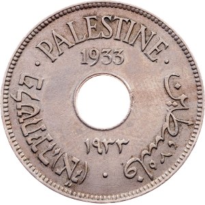 British Palestine, 10 Mils 1933, London