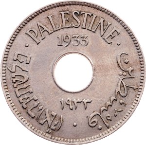 British Palestine, 10 Mils 1933, London