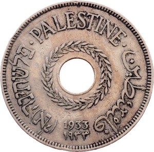 British Palestine, 20 Mils 1933, London